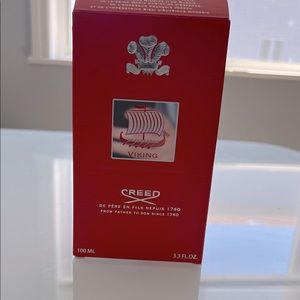 Original creed Viking cologne. Used a total of 4 sprays. Bottle is 98% full.